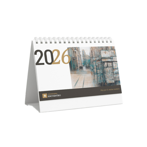 Calendario de sobremesa 2026