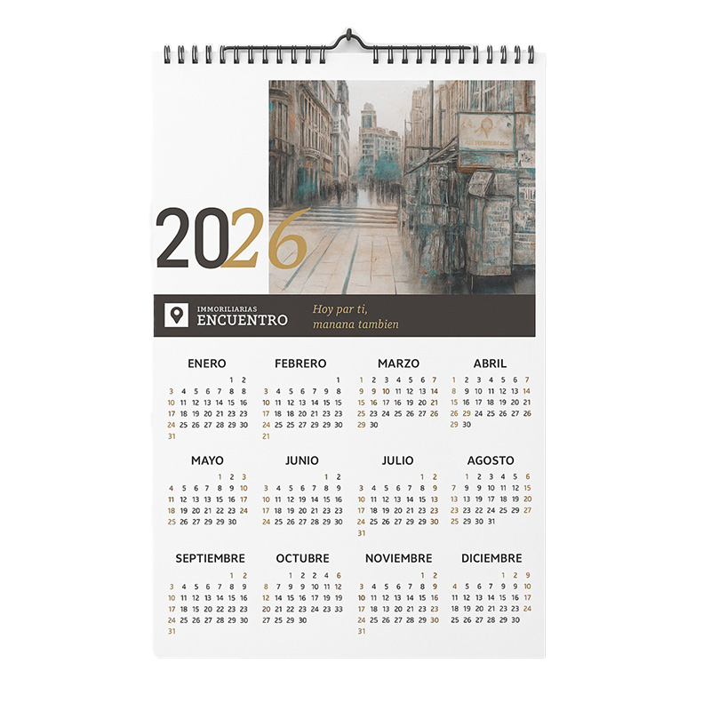 Calendario de pared 2026